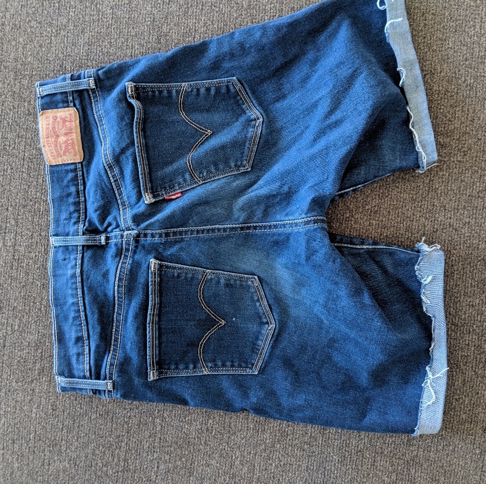 Long levi shorts